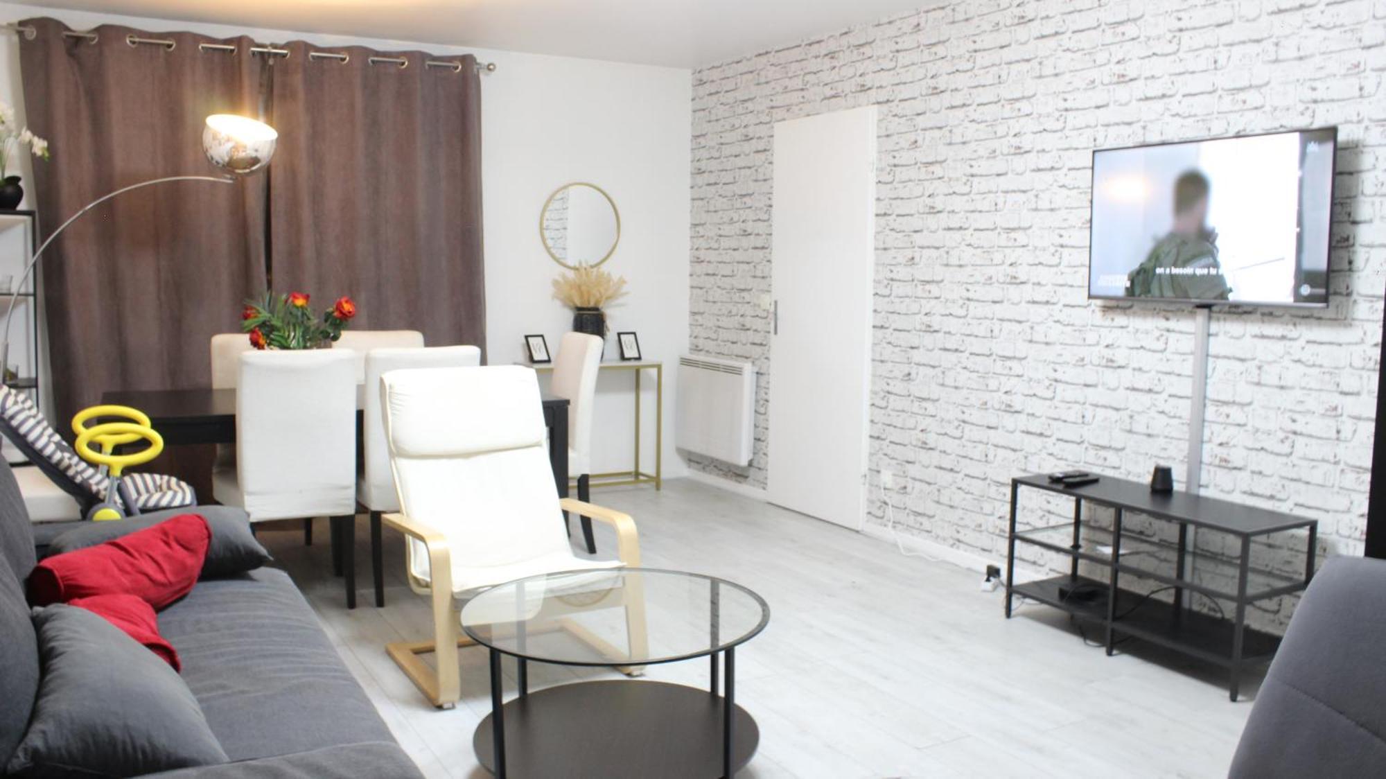 Appartement - Proche Rer - 2 Chambres & 4 Lits Double - Paris Orly Courcouronnes Exterior foto