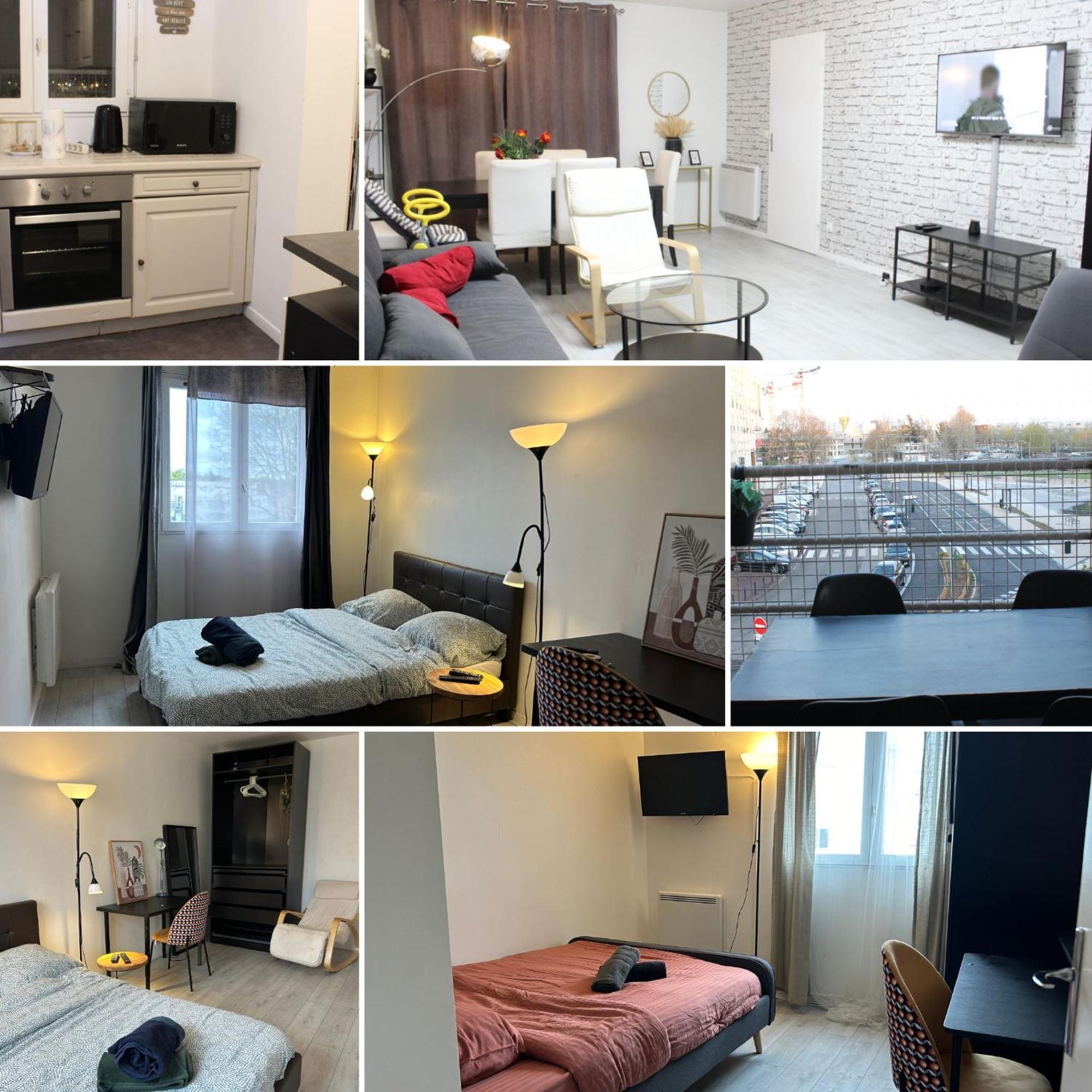 Appartement - Proche Rer - 2 Chambres & 4 Lits Double - Paris Orly Courcouronnes Exterior foto