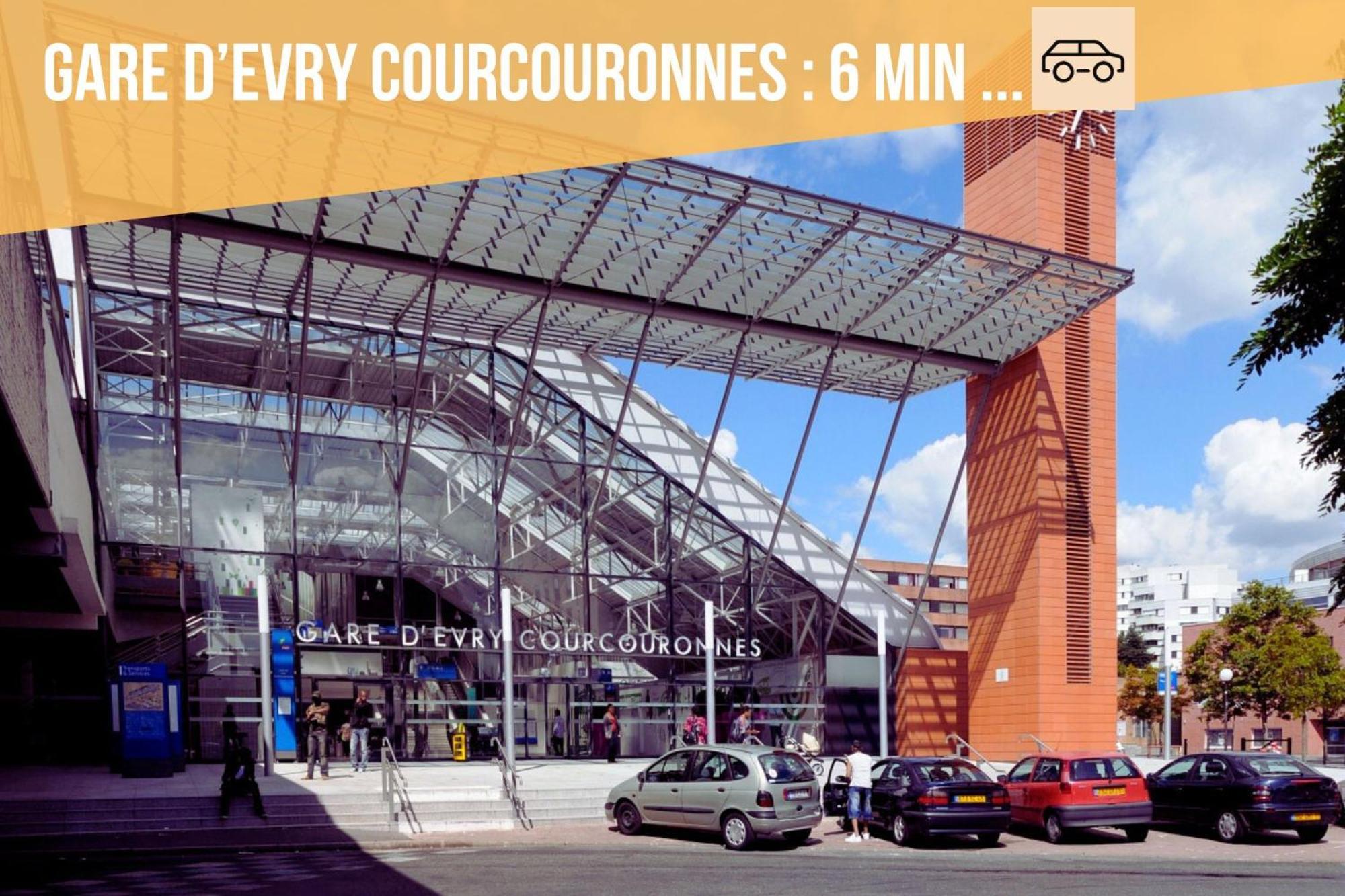 Appartement - Proche Rer - 2 Chambres & 4 Lits Double - Paris Orly Courcouronnes Exterior foto